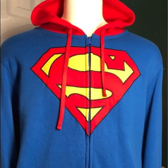 superman zipper hoodie